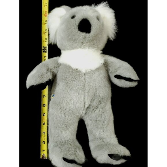 Build A Bear Koala Marsupial Gray White Fur Plush Stuffed Animal Toy Retired 17" - Picture 9 of 13